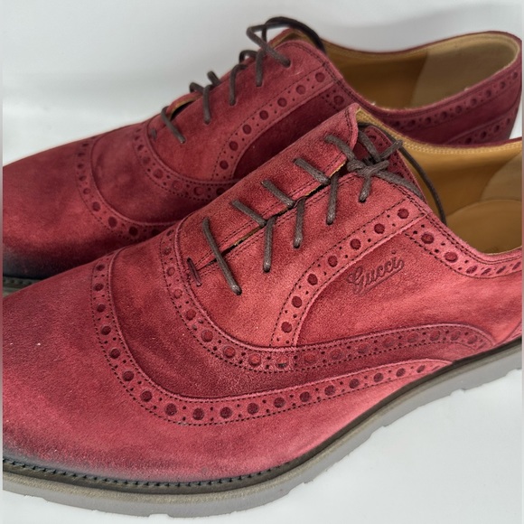 Gucci 💫 Men’s Suede Oxford - Picture 7 of 11